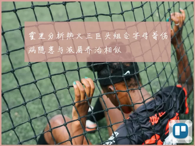 霍里分析热火三巨头组合字母哥伤病隐患与浓眉乔治相似